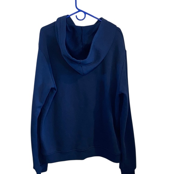 Paris Université Blue Embroidered Graphic Hoodie Streetwear loungewear sporty - Picture 5 of 10